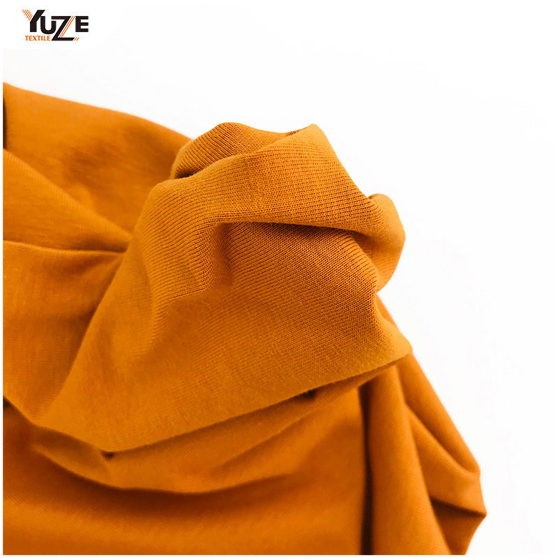 YZK-080029 40S CTN SPAN Jersey مع إنزيم غسل لمسة بارد