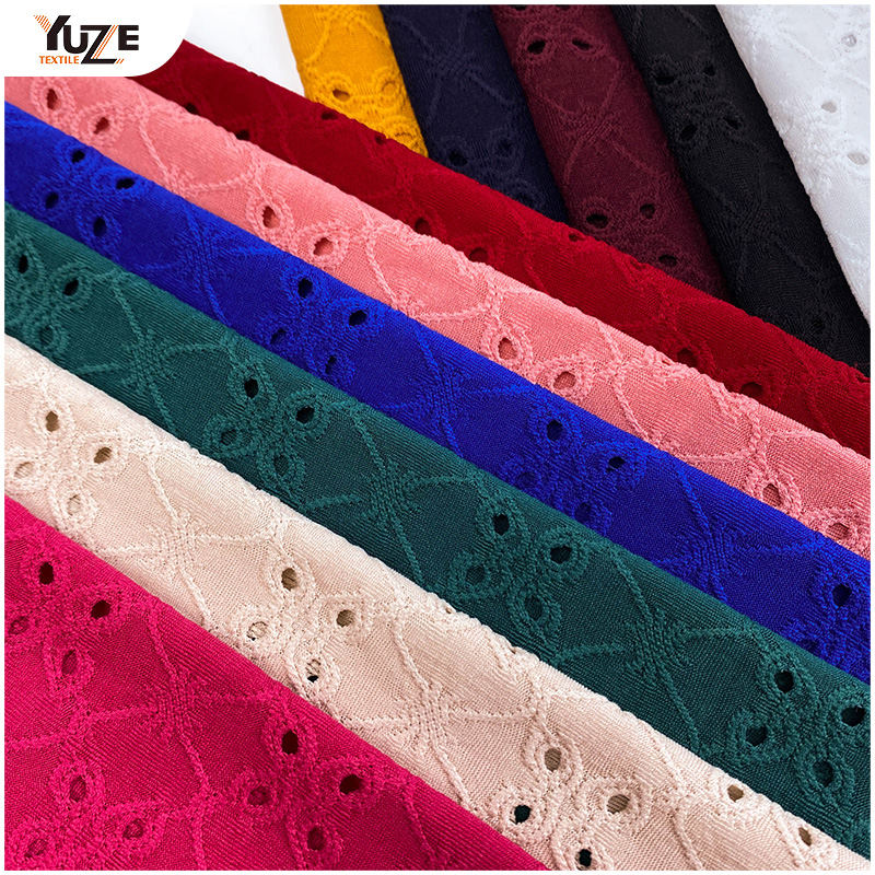 YZK-030030 Dty Spandex Jacq مع ثقوب