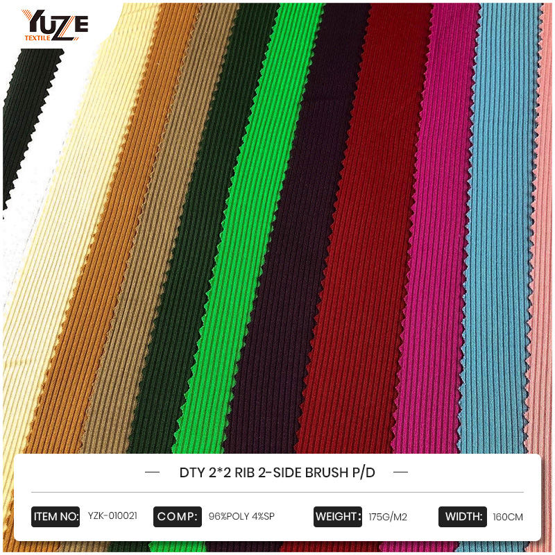 YZK-010021 DTY 2*2 RIB 2-SIDE BRESH