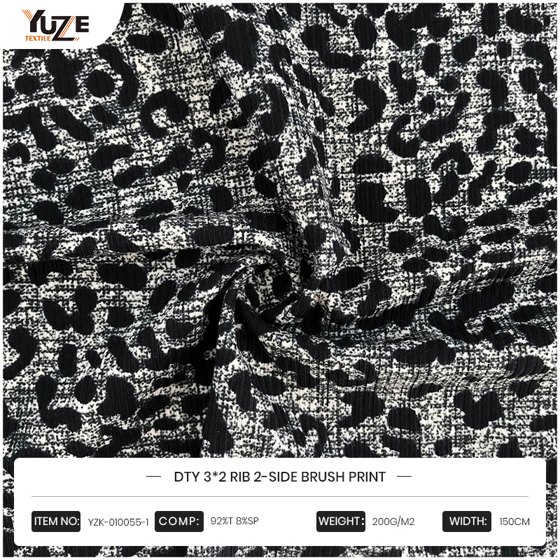 YZK-010055-1 DTY 3*2 RIB 2-STRY PRINT