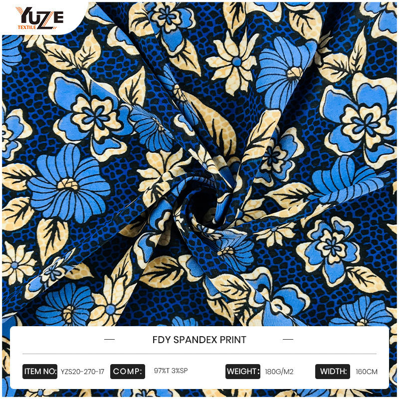 YZS20-270-17 FDY Spandex طباعة