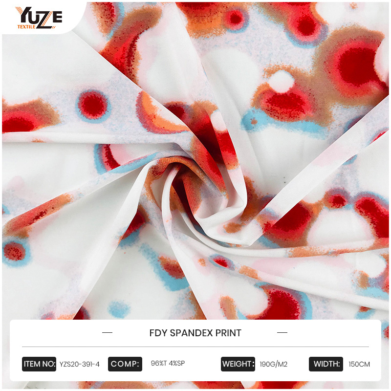 YZS20-391-4 FDY SPANDEX طباعة