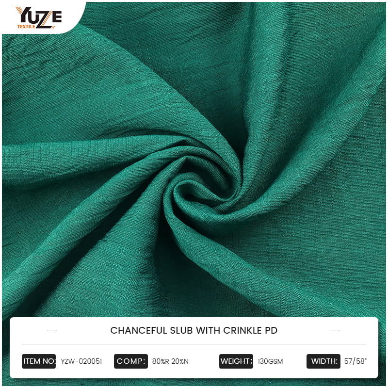 yzw-020051 slub slub مع تجعيد PD