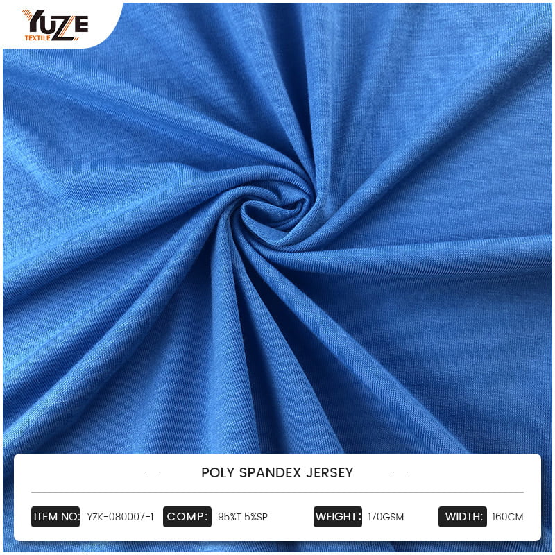 YZK-080007-1 Poly Spandex Jersey YZK-080007-1 Poly Spandex Jersey