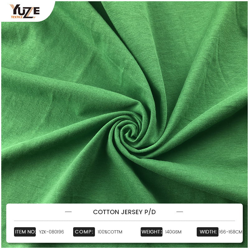 YZK-080196 القطن جيرسي P/D