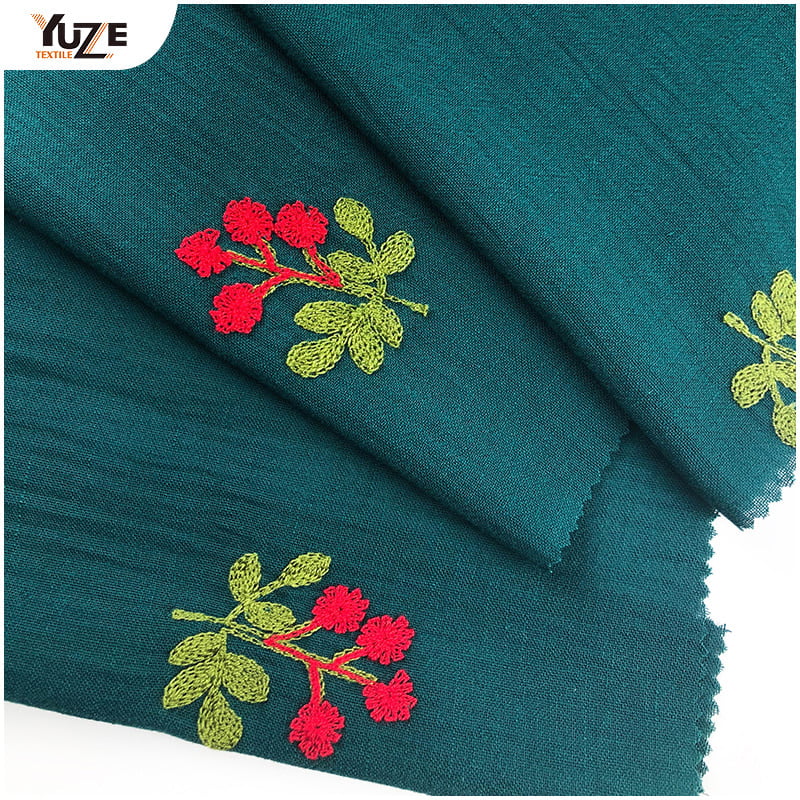 YZW-030066 Gentle Linen Air Jet تطريز